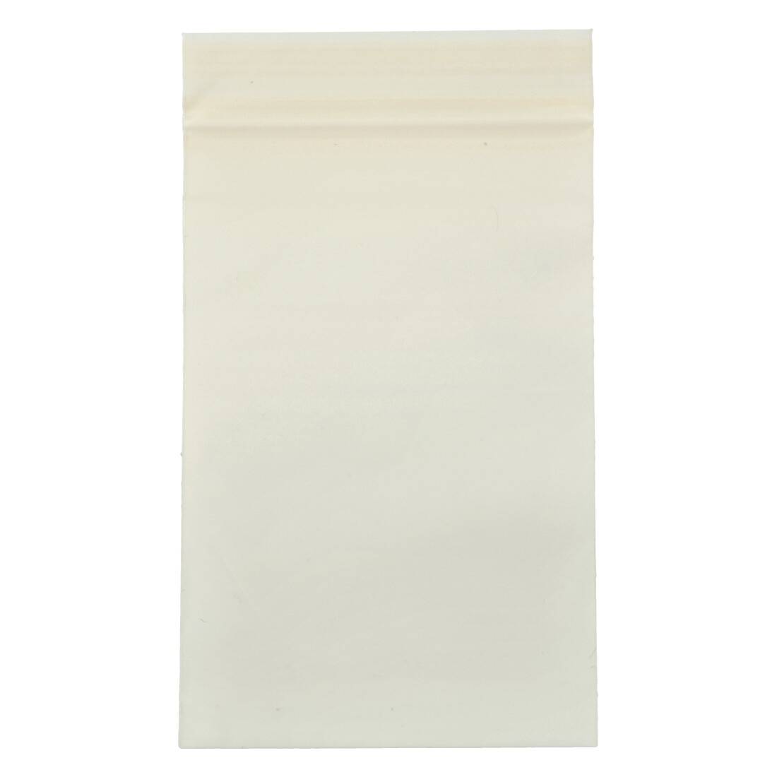 SACHET ZIP BIODEGRADABLE 50 MICRONS 14 X 8 CM