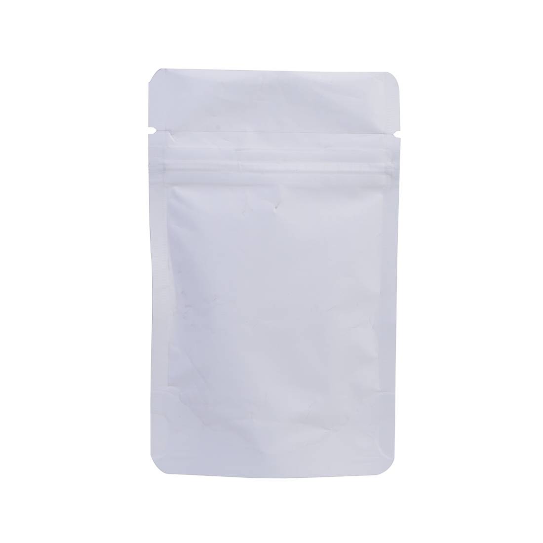 SACHET ZIP DOYPACK BLANC 13 X 8 CM
