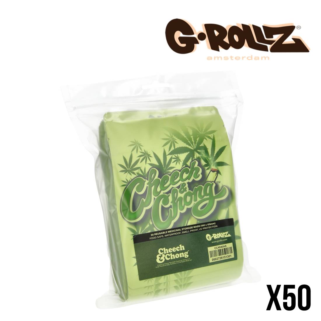 SACHET ZIP G ROLLZ CHEECH AND CHONG CAMO PAR 50
