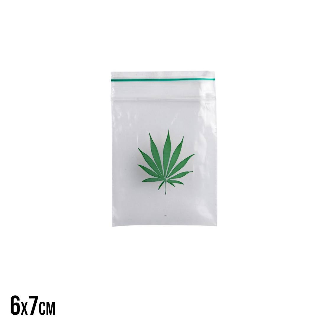 SACHET ZIP LEAF 5.5 X 6.5 CM