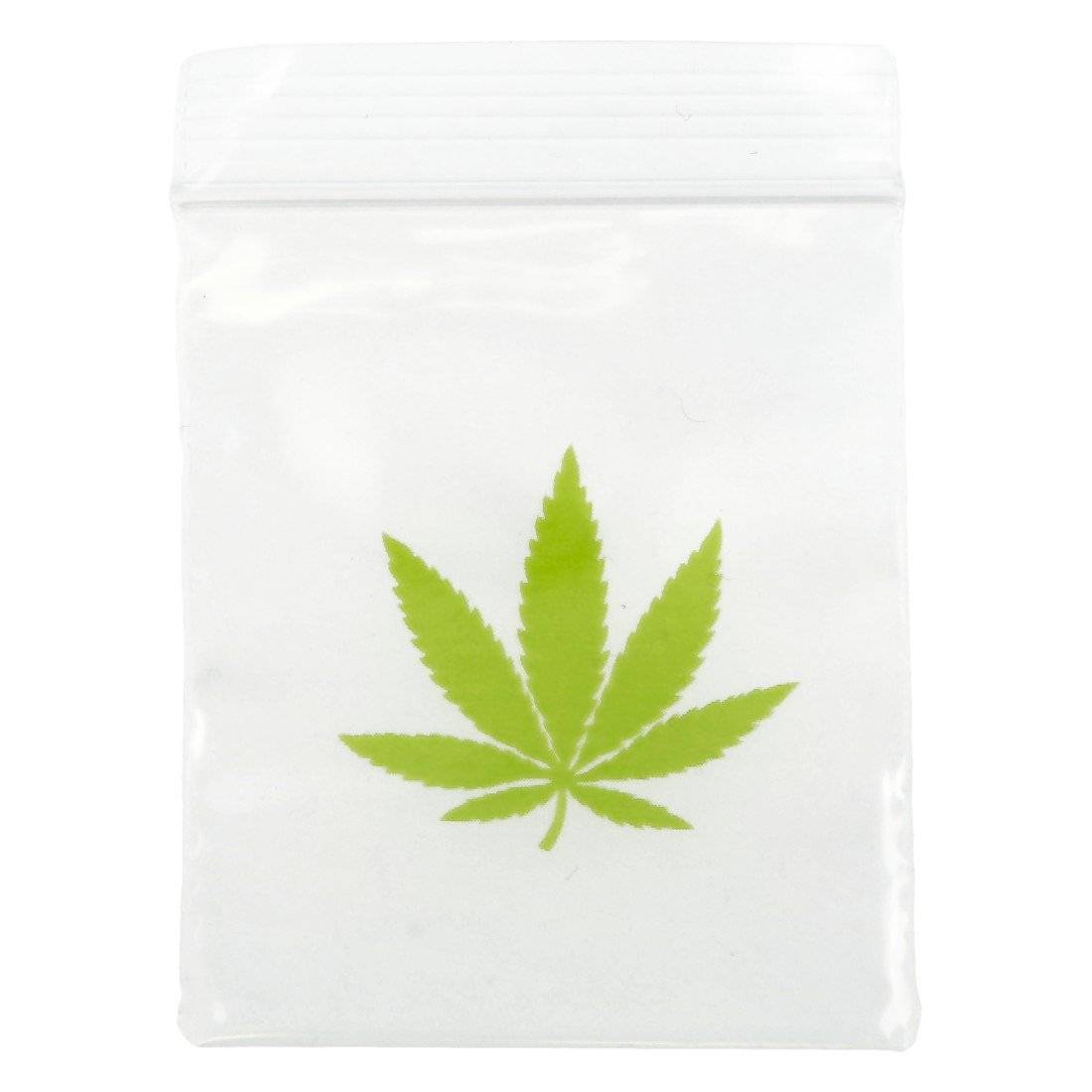 Sachet zip Leaf 4x6cm 150 microns