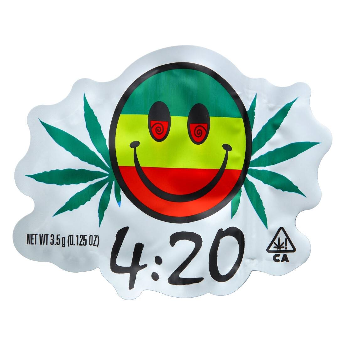 SACHET ZIP LEAF RASTA SMILEY
