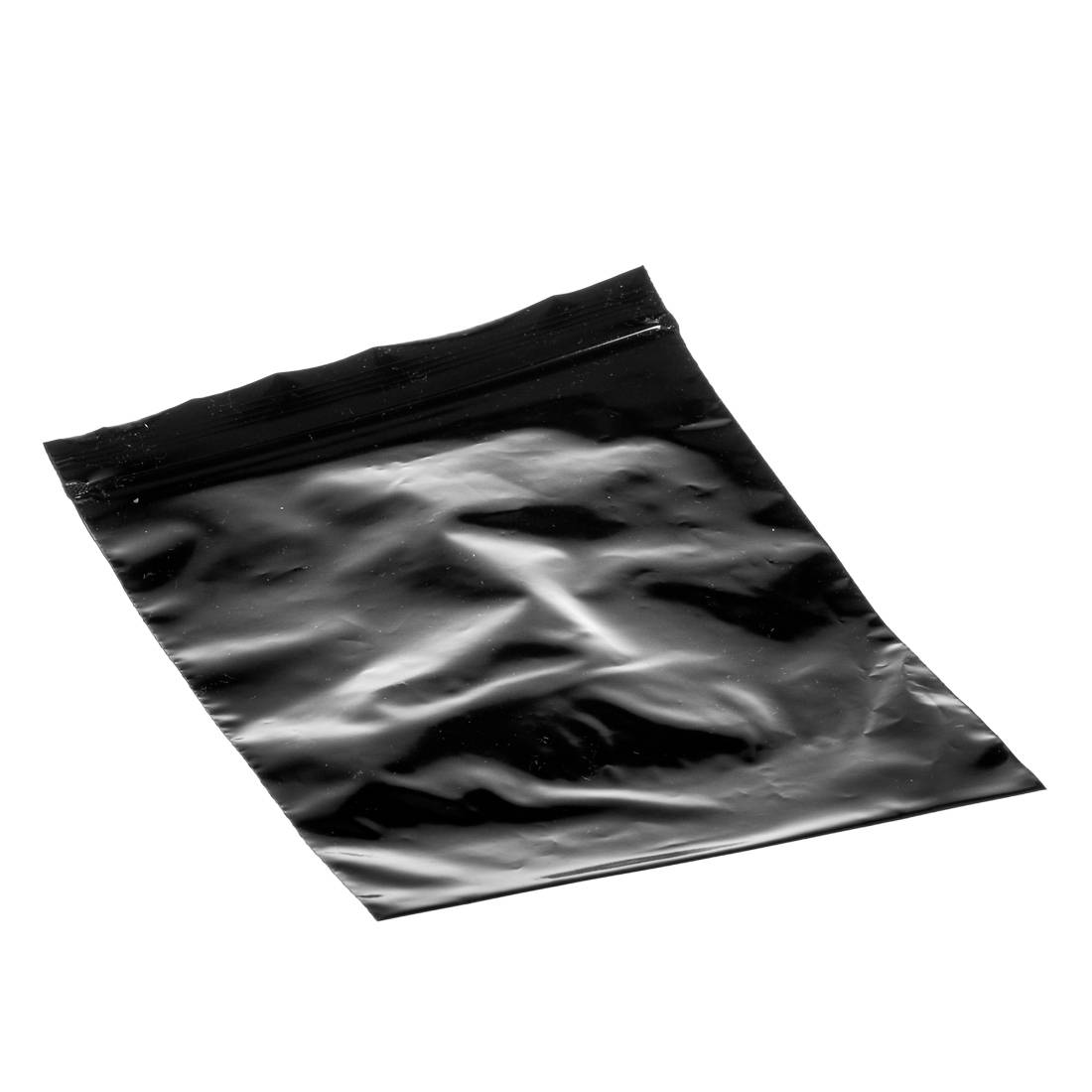 SACHET ZIP NOIR 16 X 22 CM 