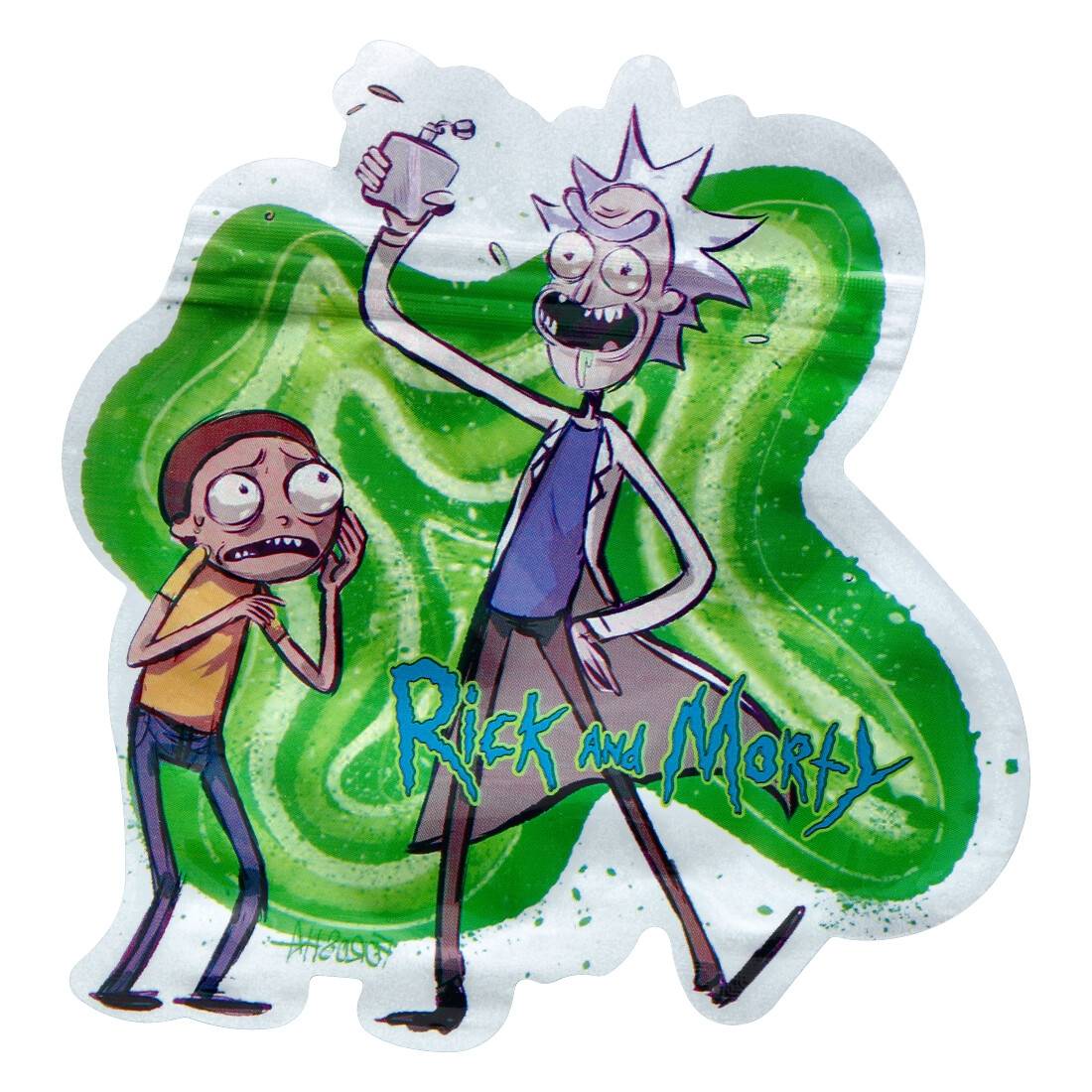 SACHET ZIP RICK ET MORTY FLASK 11X10CM