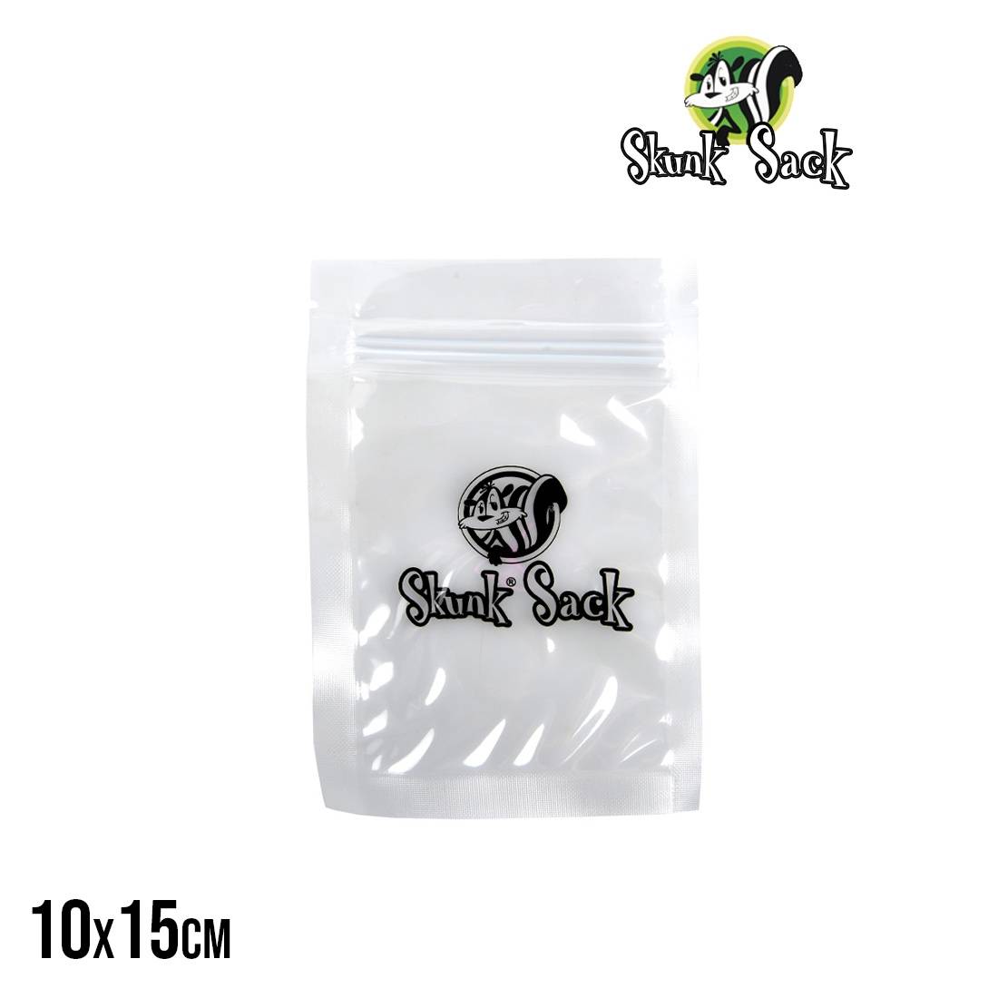 SACHET ZIP SKUNK SACK CLEAR MEDIUM - M