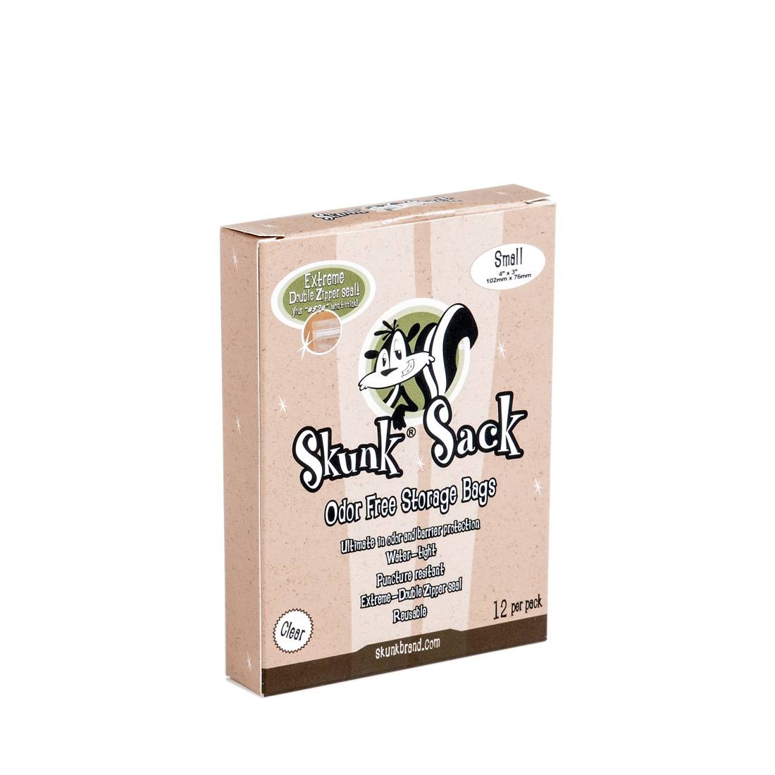 SACHET ZIP SKUNK SACK CLEAR SMALL -S