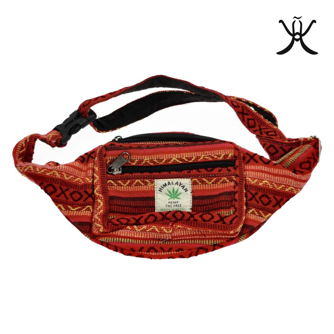 SACOCHE BANANE FAIT MAIN HIMALAYAN CHANVRE