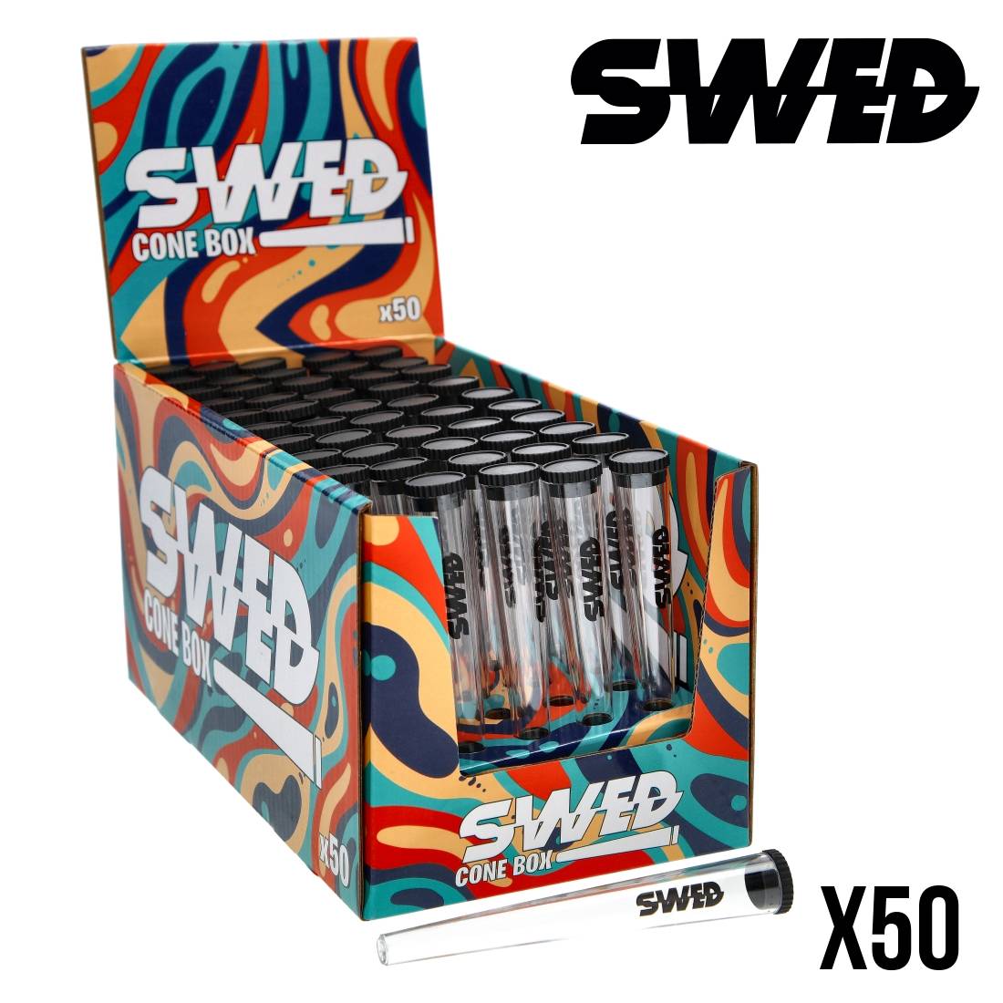 ETUI POUR CÔNE SWED TRANSPARENT DISPLAY DE 50