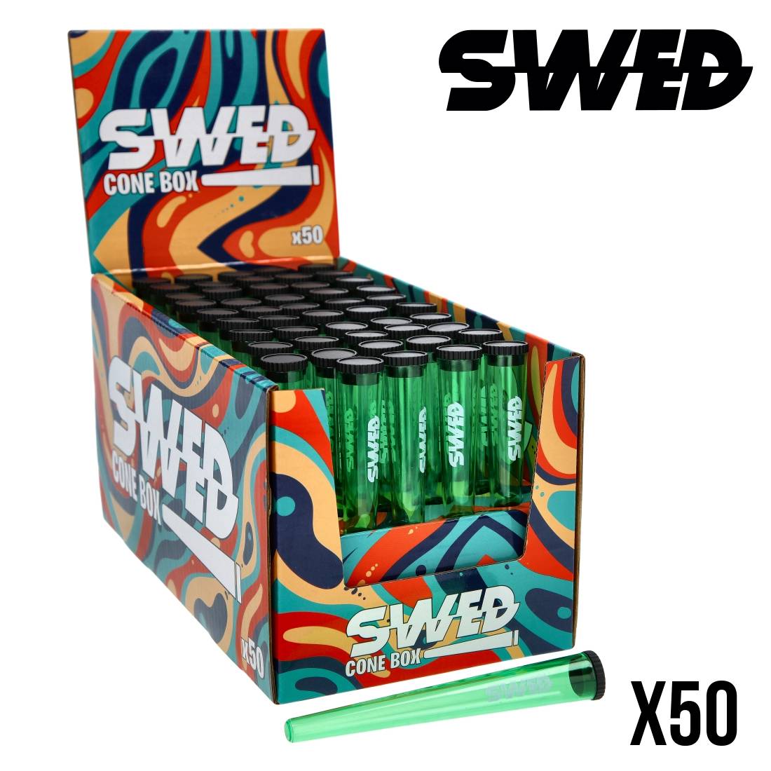 ETUI POUR CÔNE SWED VERT DISPLAY DE 50