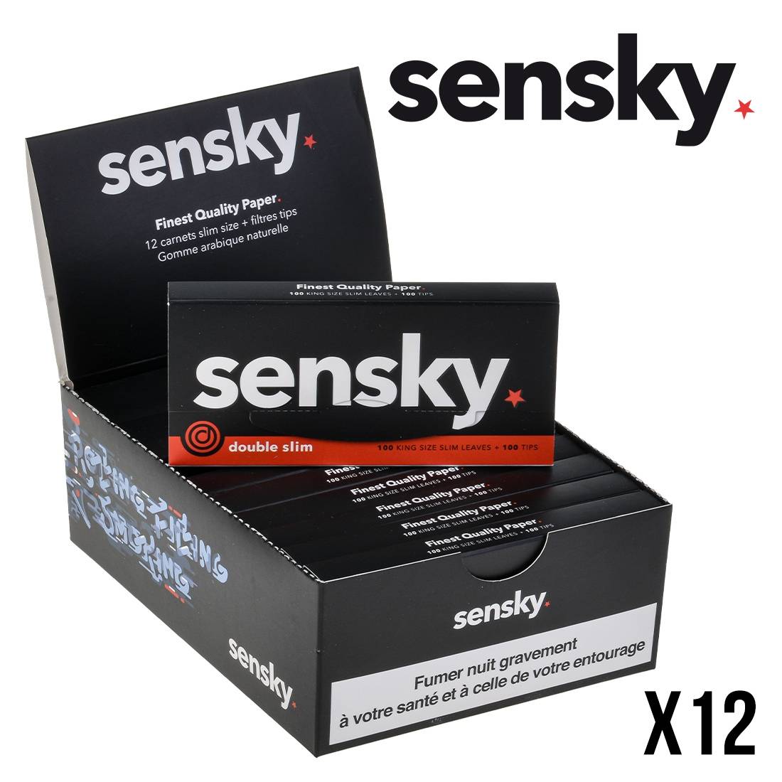 SENSKY DOUBLE SLIM + TIPS PAR 12