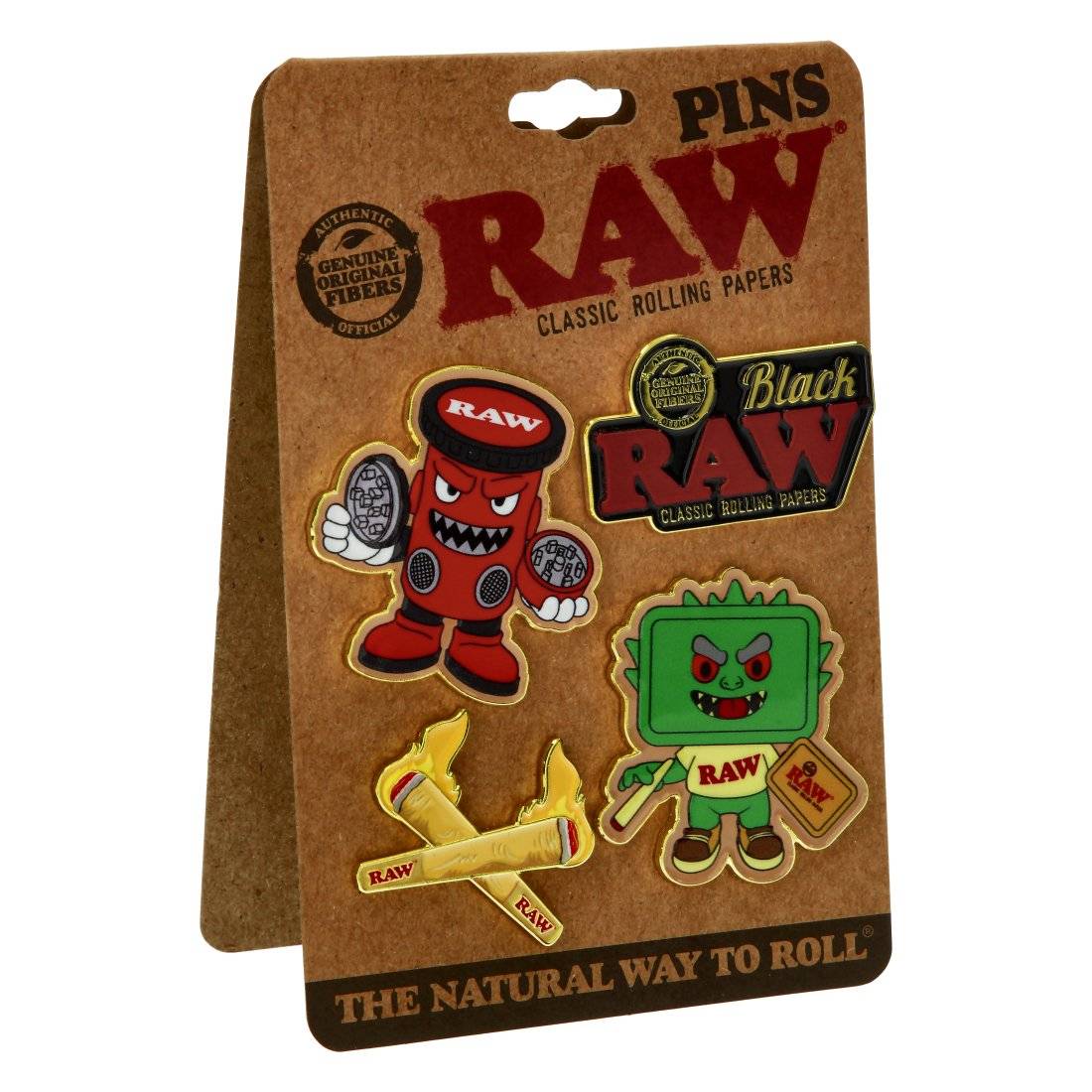 RAW Pins Set 2 - Lot de 4 pins