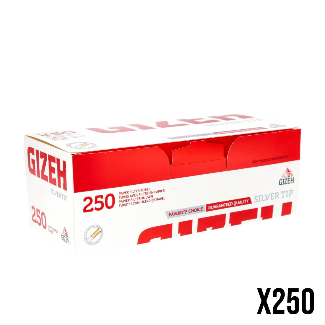 TUBE A CIGARETTE GIZEH SILVER TIP