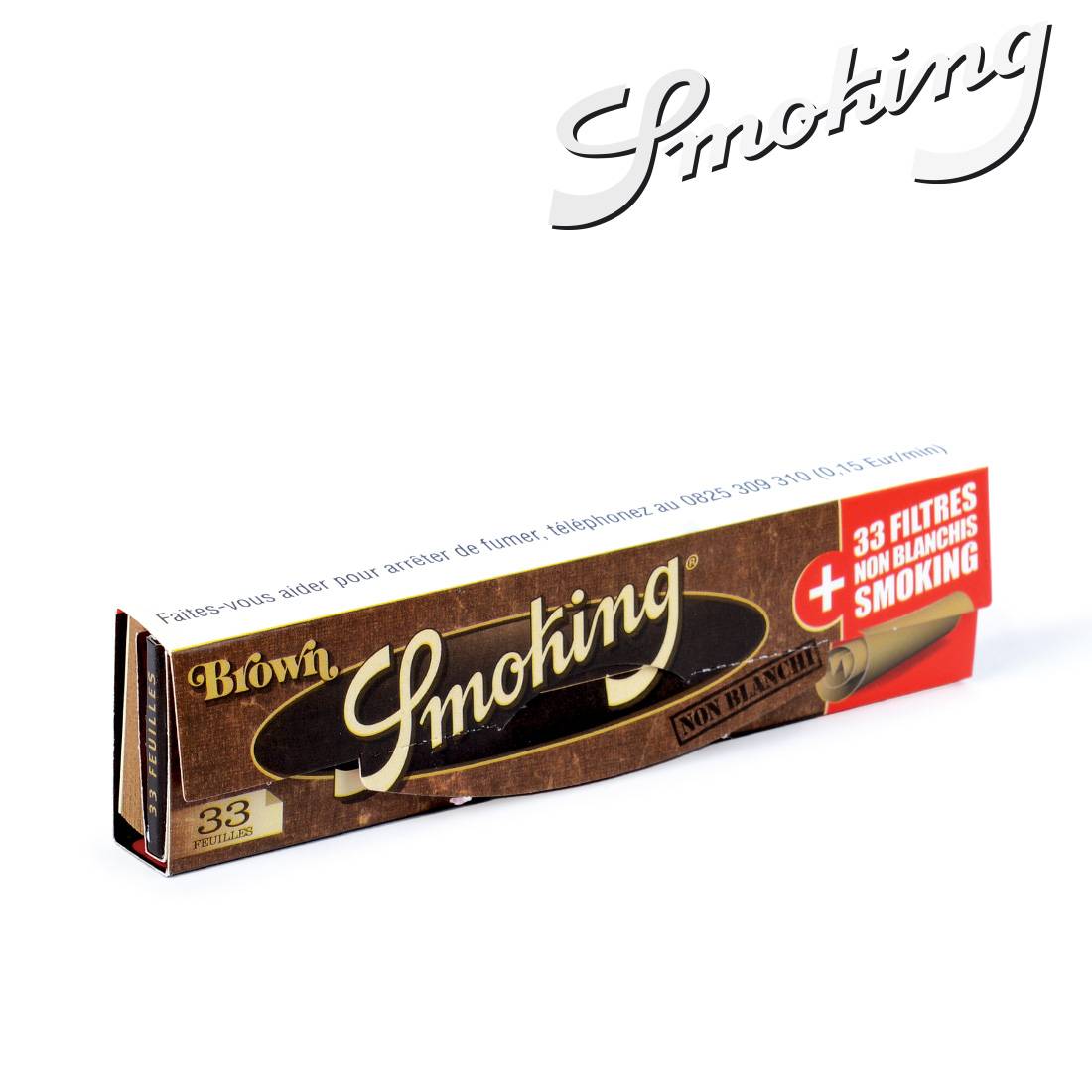 SMOKING BROWN SLIM + TIPS (FEUILLES)