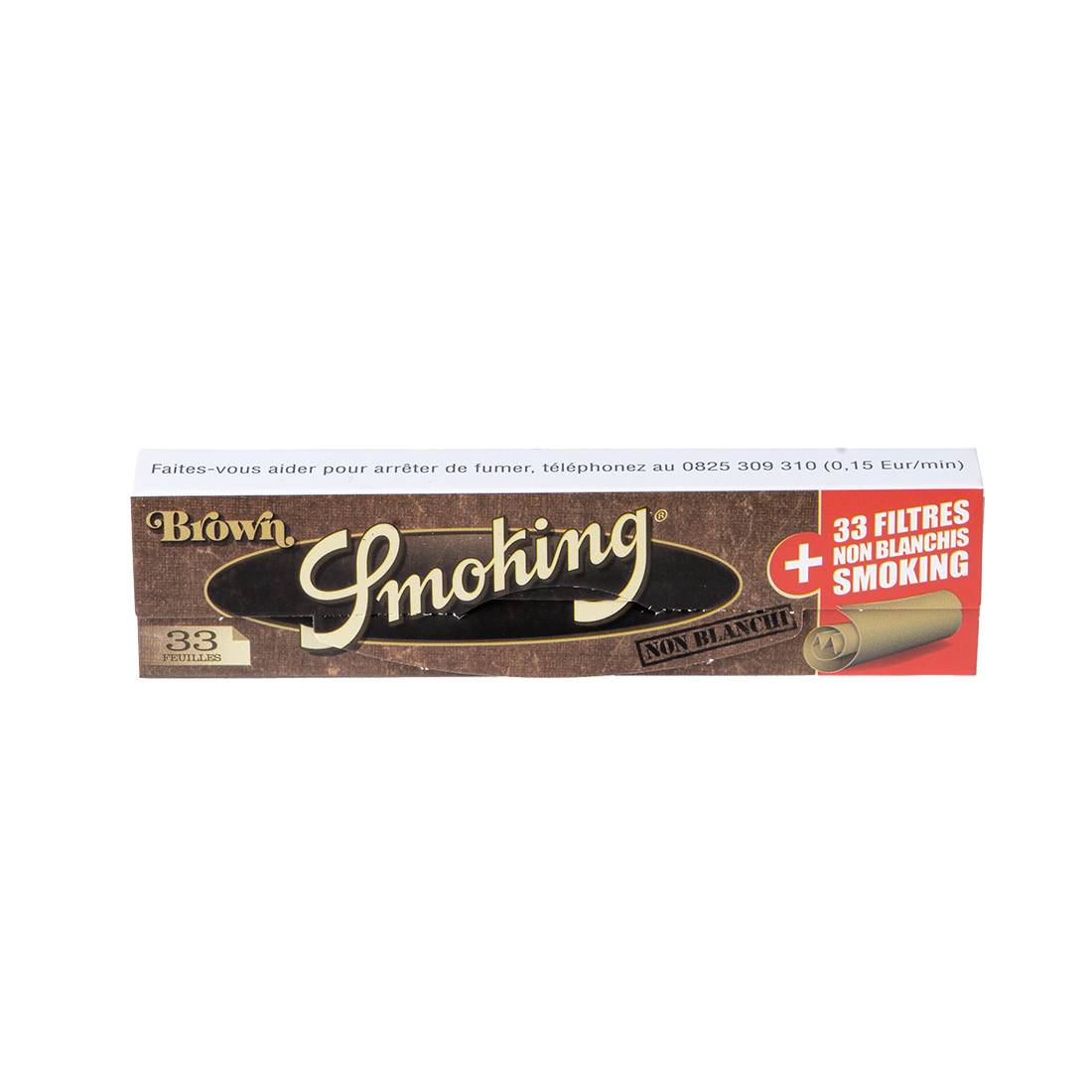 SMOKING BROWN SLIM + TIPS X24