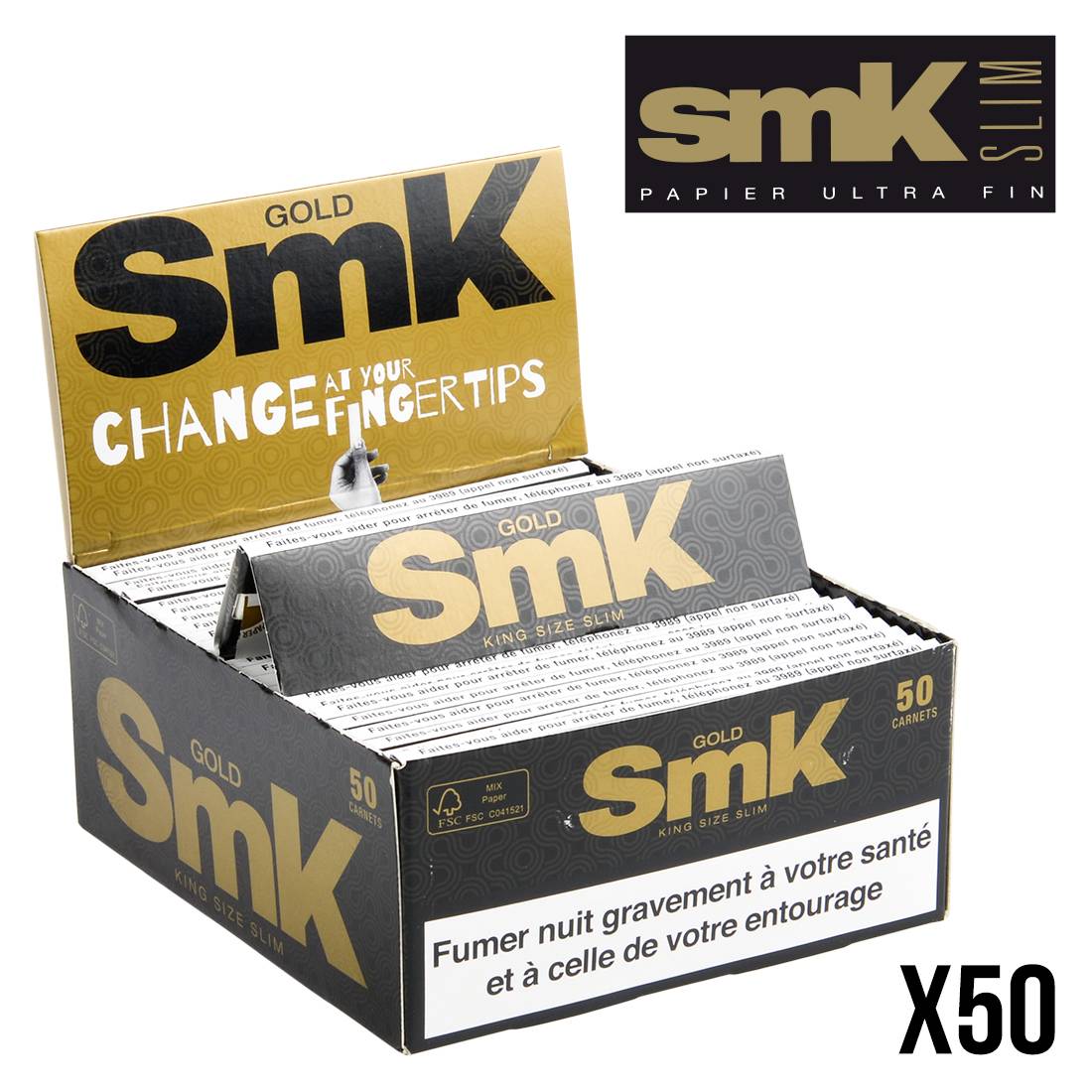 SMOKING SMK SLIM x50