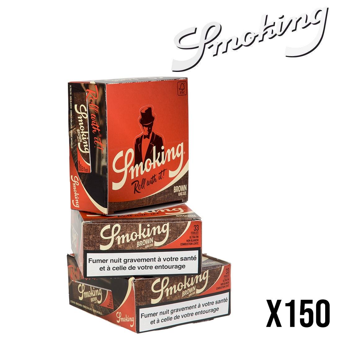 SMOKING BROWN X3 BOITES