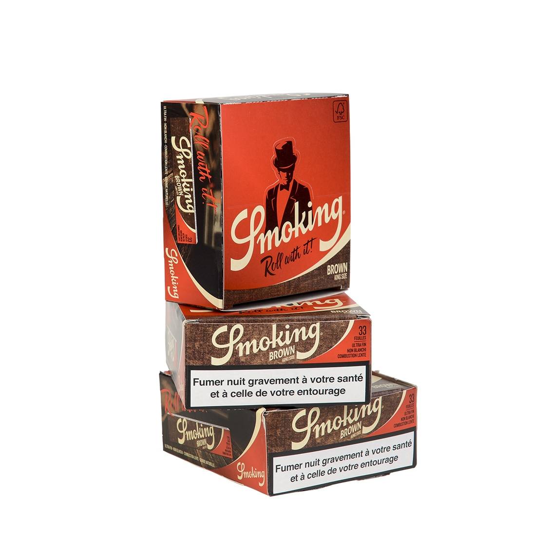 Smoking Brown x3 boîtes