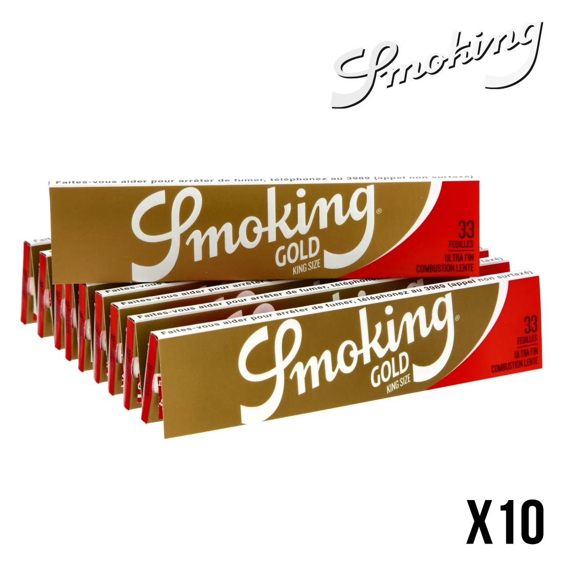 SMOKING SLIM PAR 10 GOLD