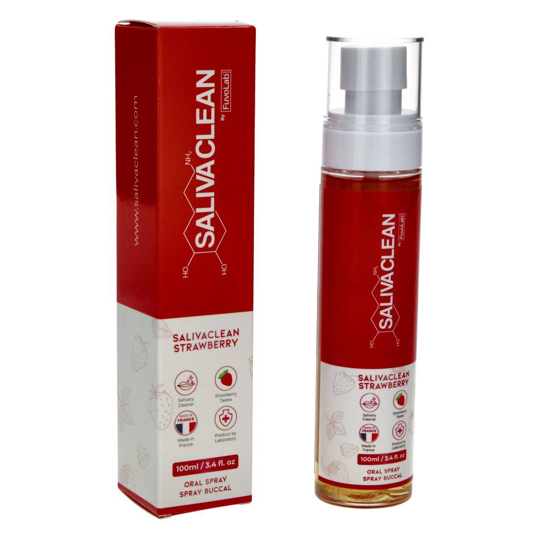 SPRAY CLEANER SALIVAIRE SALIVACLEAN FRAISE 100ML