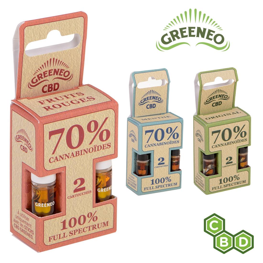 CARTOUCHES POUR STICK CBD GREENEO