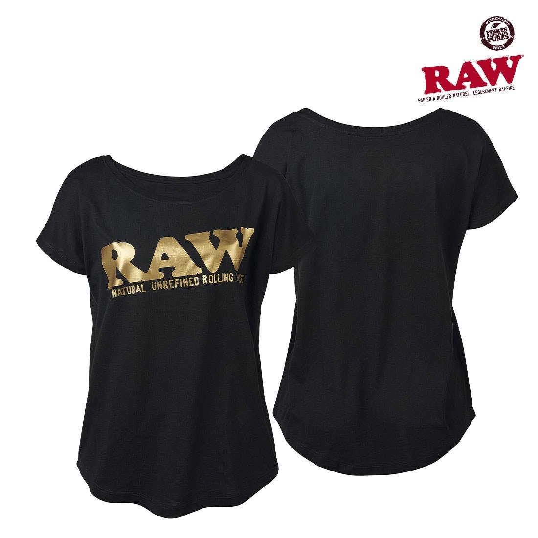 T-SHIRT RAW LOGO DORE