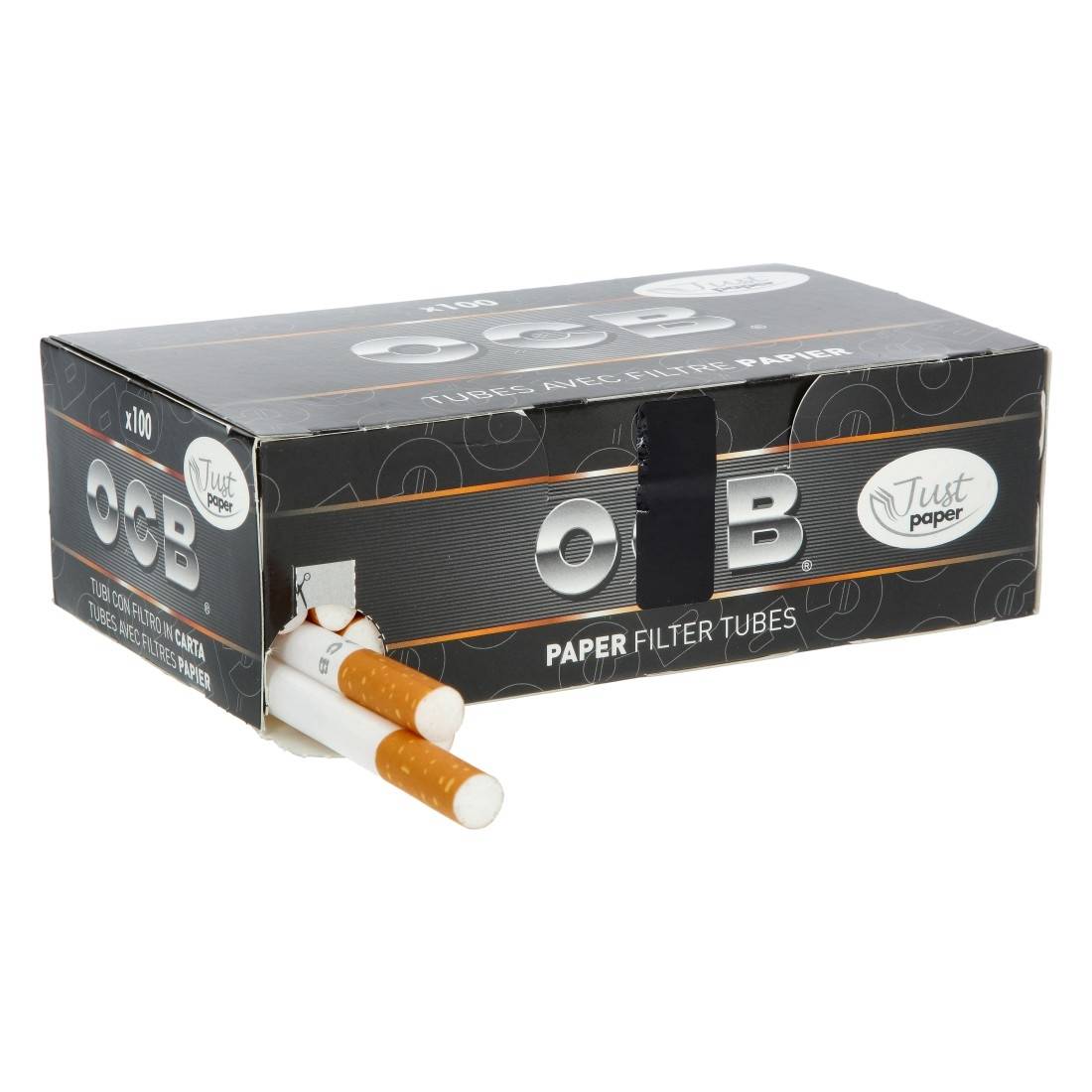Tube  Cigarette OCB Just Paper X100 - Disponible sur S Factory !