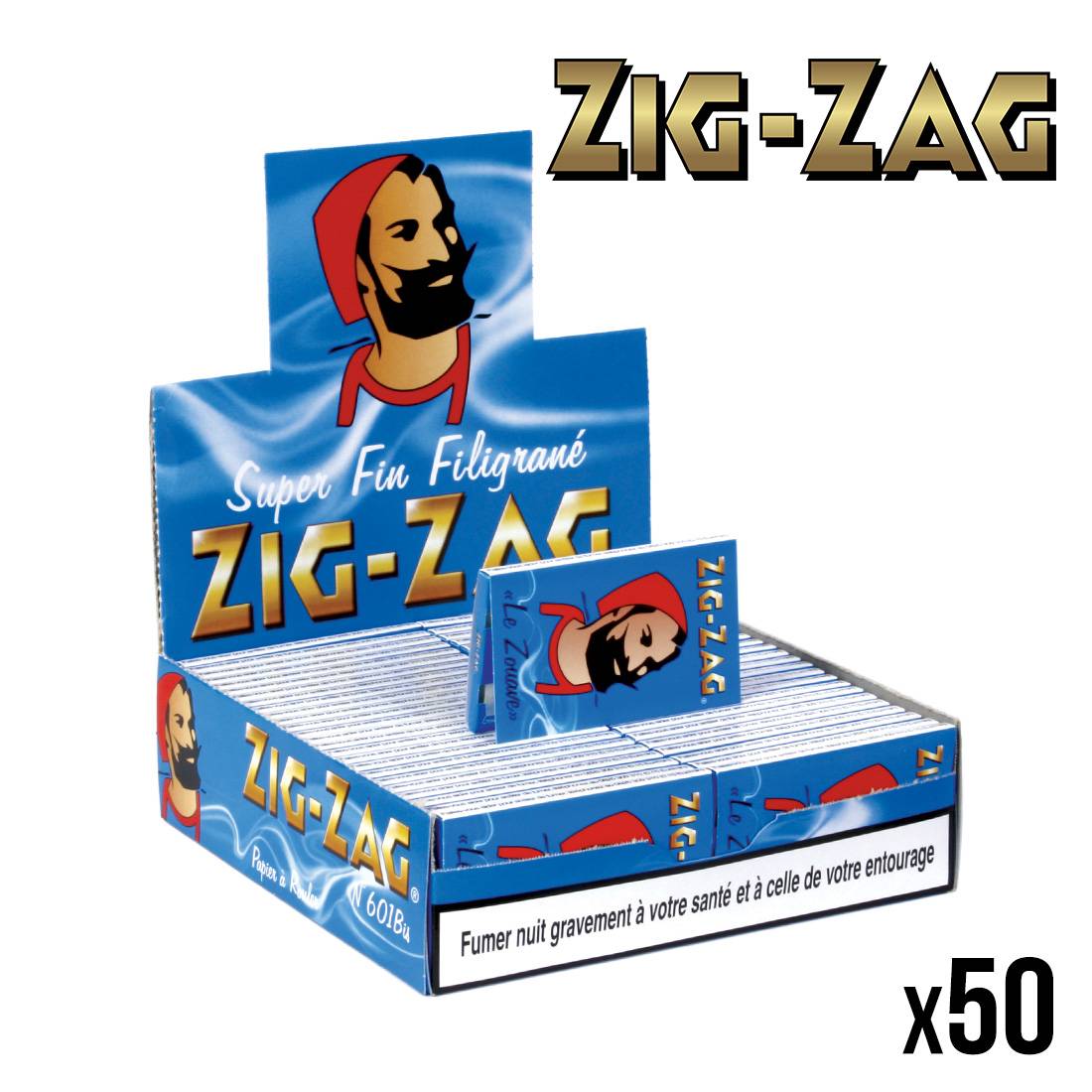ZIG ZAG LE ZOUAVE BLEU X50