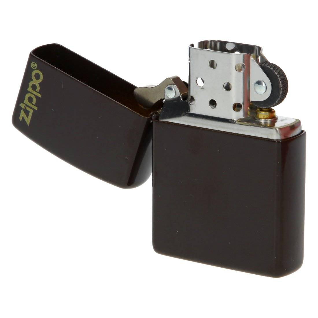 Briquet Zippo Brown Matte Logo