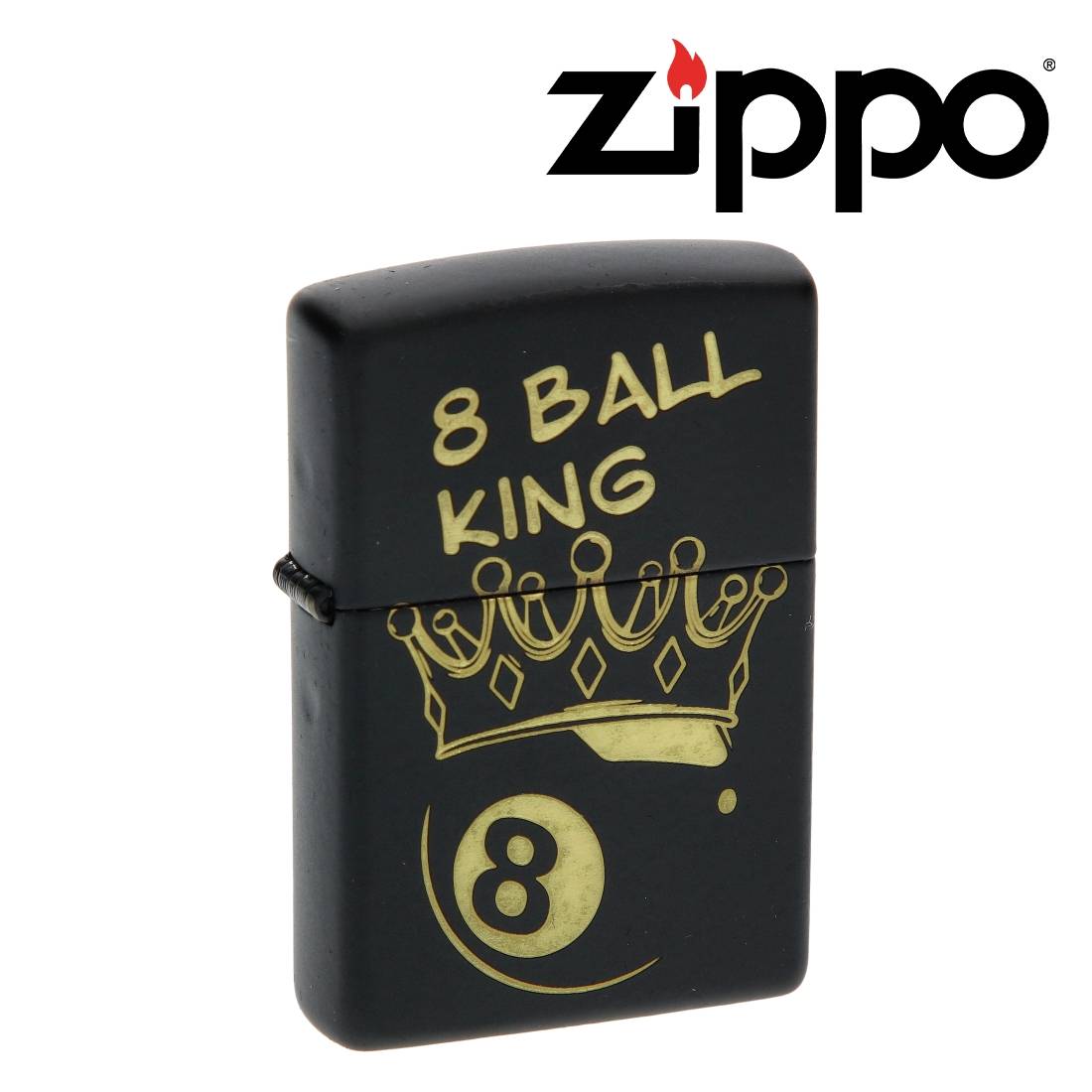 ZIPPO KING 8 BALL DESIGN