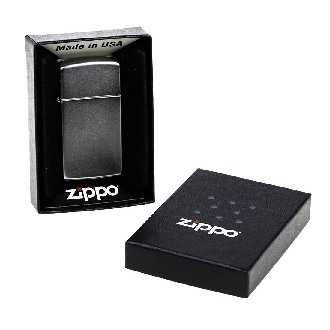 ZIPPO SLIM SATIN FINISH
