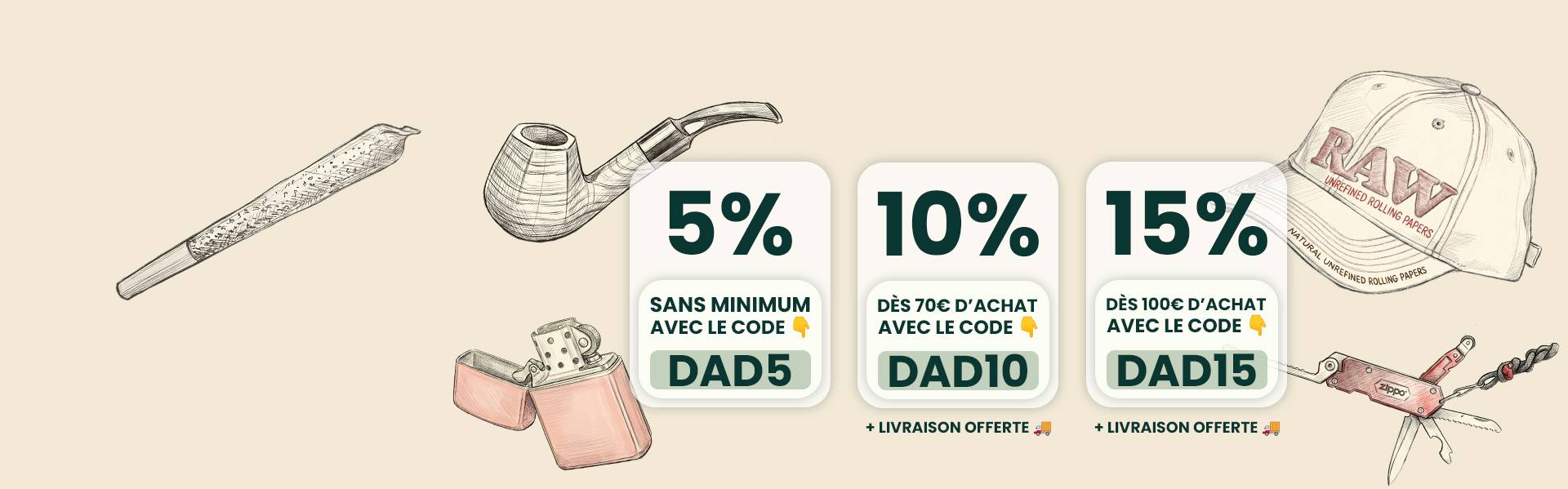 code promo fête des pères