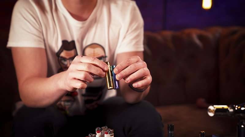 briquet clipper metal mini
