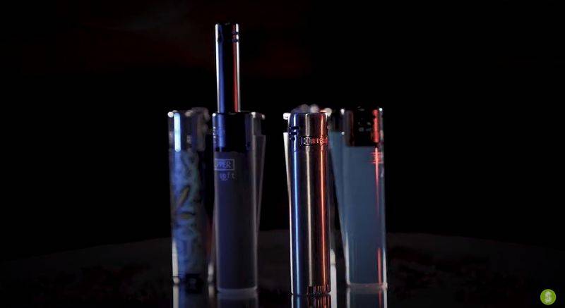 briquet clipper métal