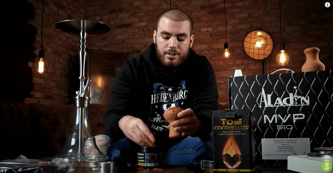 quelle est la méthode de préparation de la chicha aladin mvp 510?