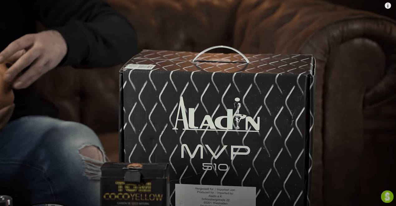 que comporte la box de la chicha aladin?