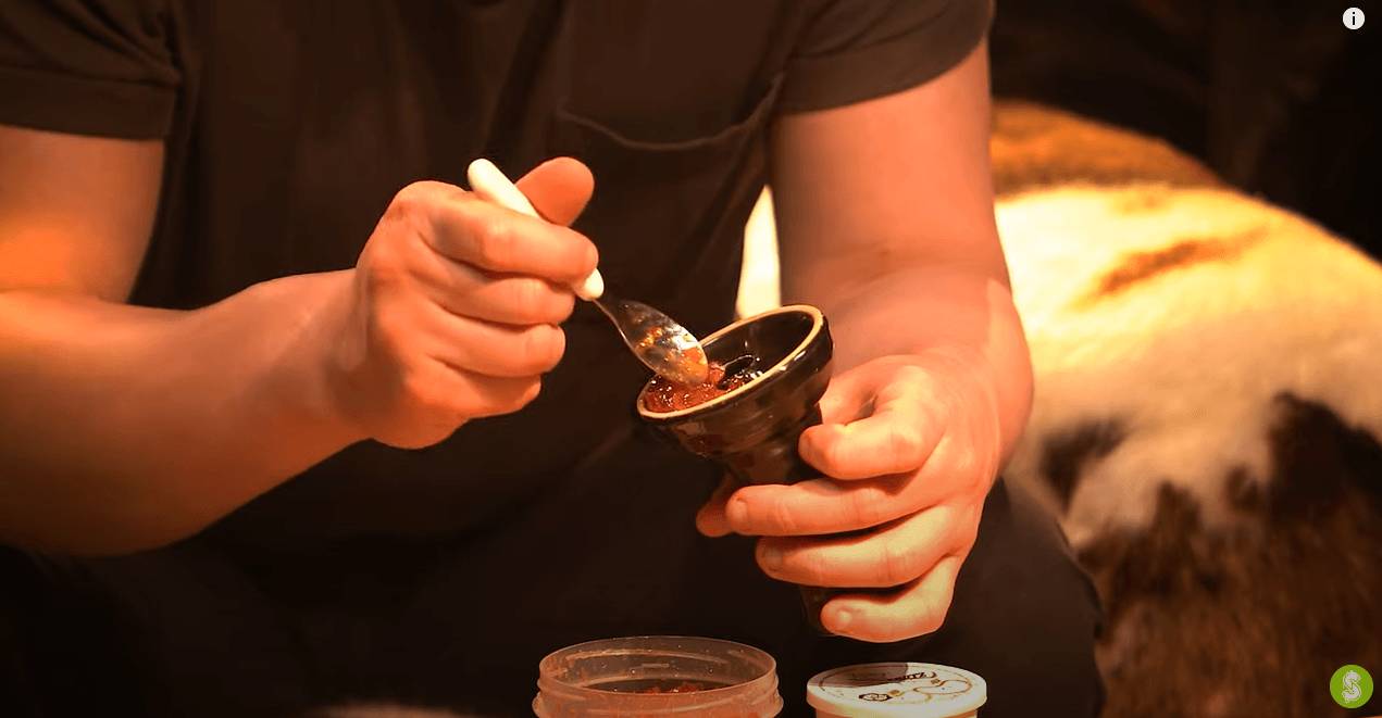 préparation de la chicha avec gel