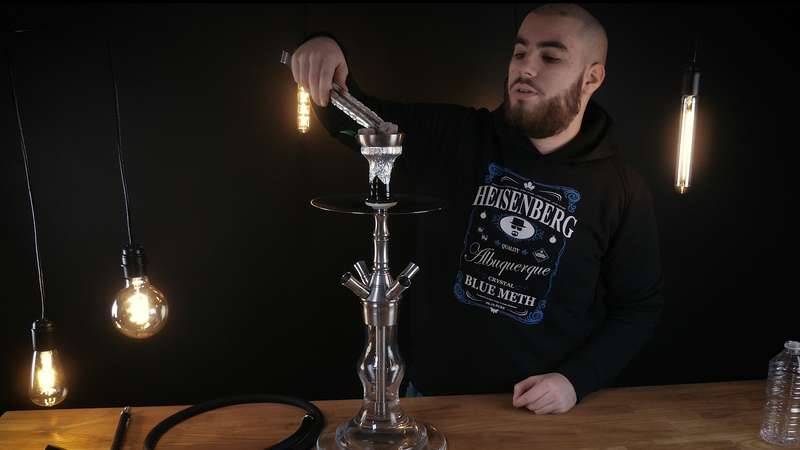 placer son charbon a chicha