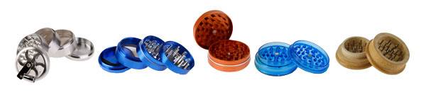 Diff&eacute;rents types de grinder