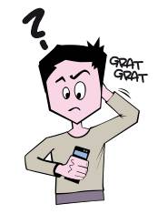 dessin d'homme confus