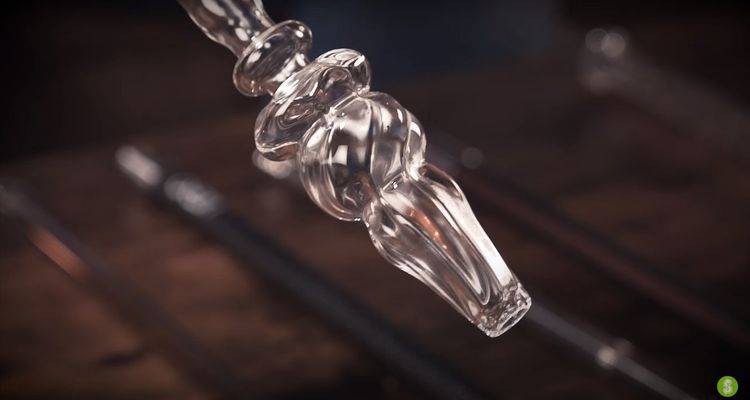 manche en verre