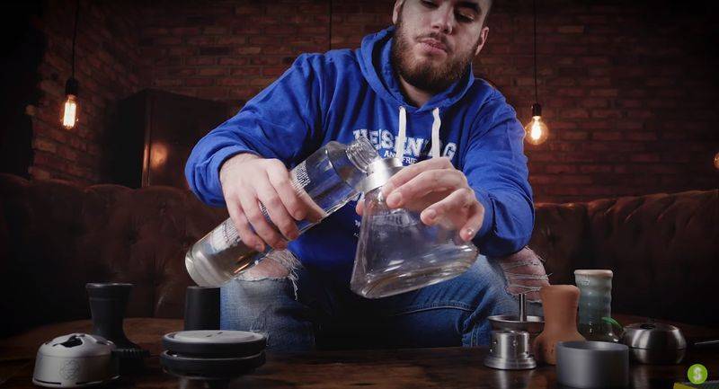 remplir vase chicha