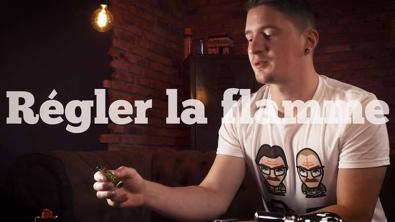 regler flamme briquet